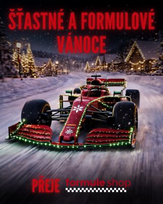 🎄 Děkujeme, že jste součástí naší F1 rodiny! Užijte si šťastné a formulové Vánoce a ať do roku 2026 vyrazíte na plný plyn!...
